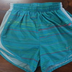 Nike Blue Patterned Running Shorts